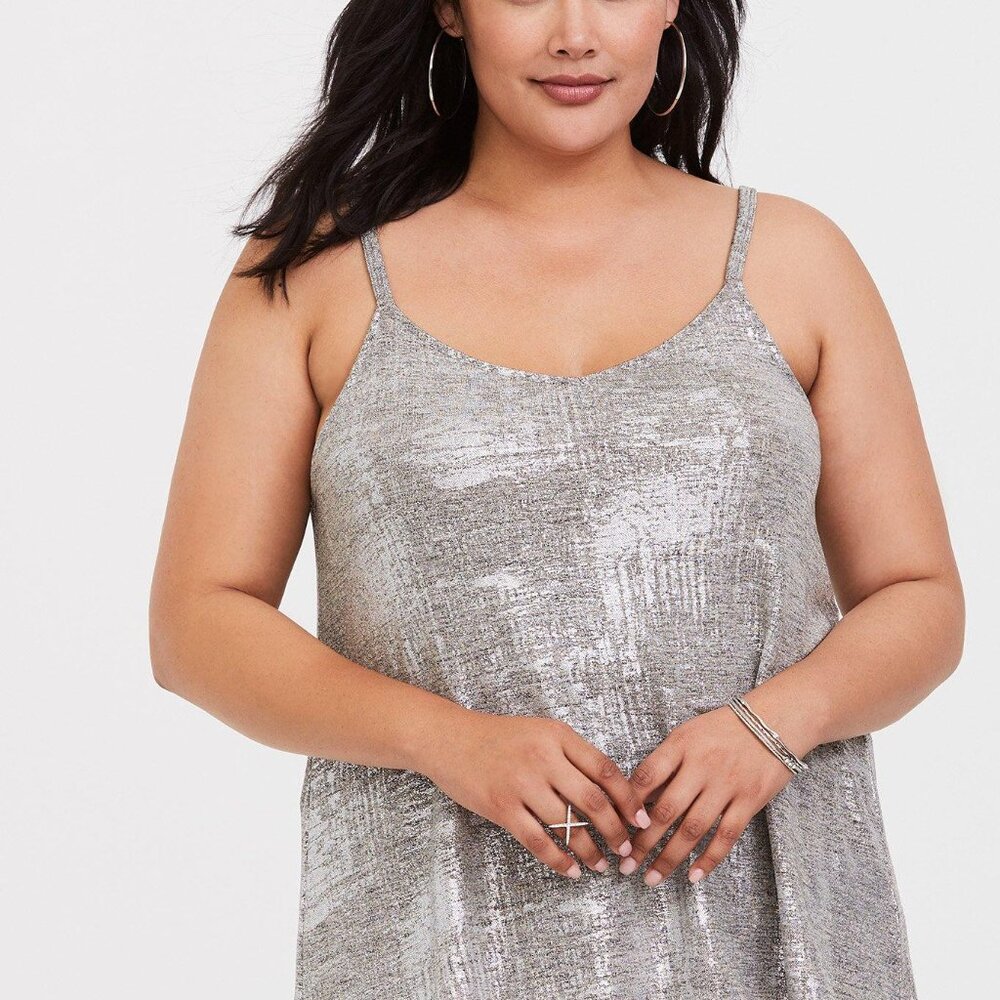 Torrid Foil Hacci Swing Cami Sz 2/18-20 (2x)